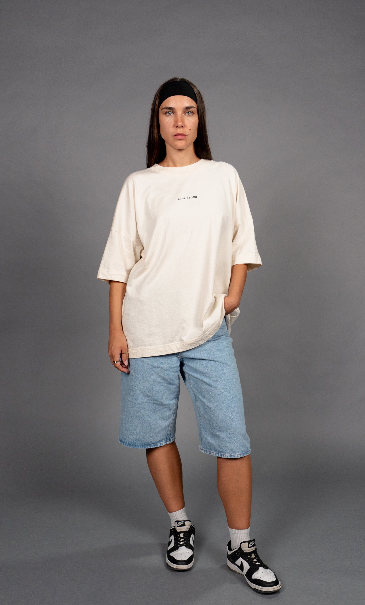 'ONE TOUCH' T-SHIRT BEIGE