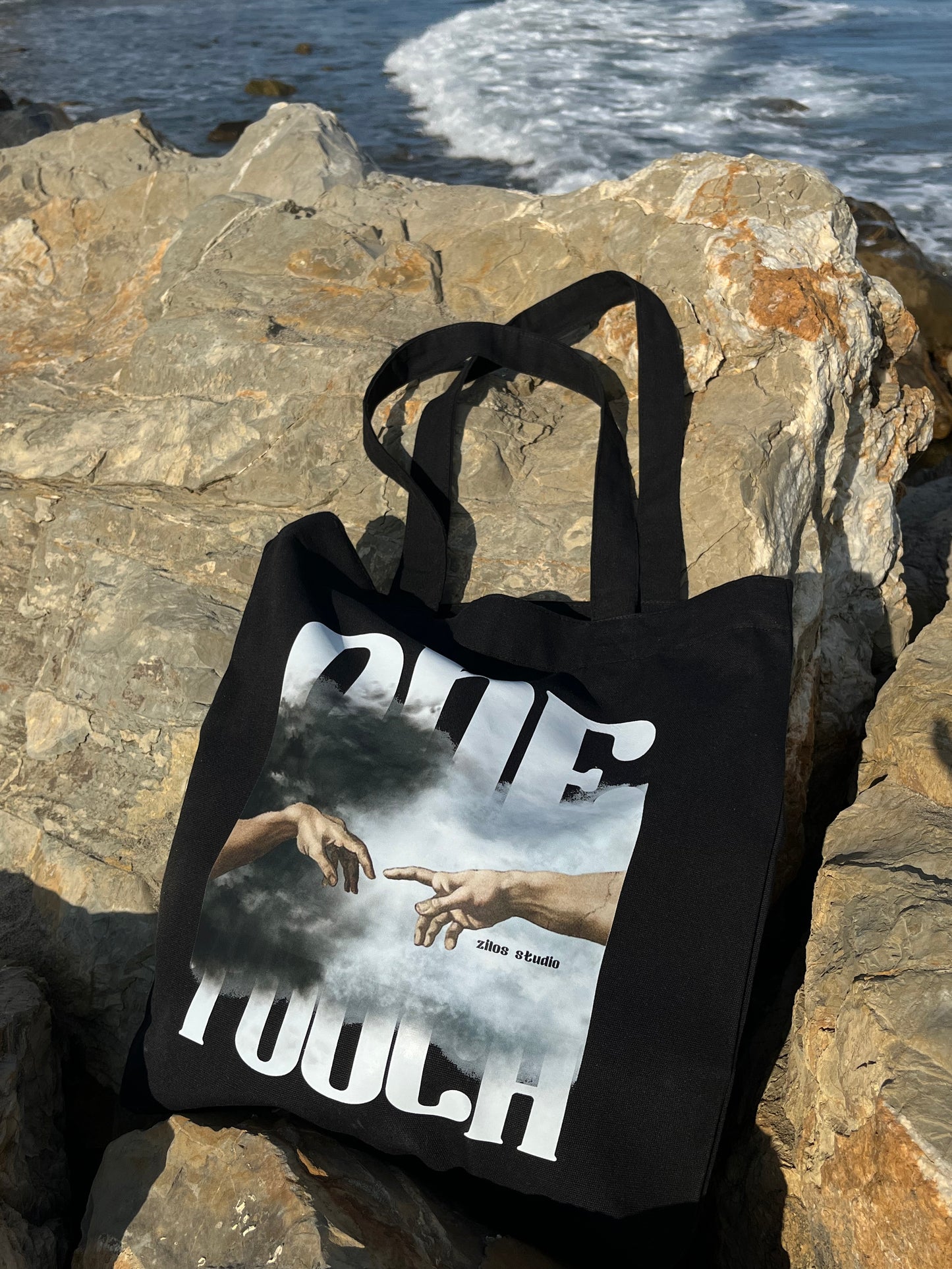 'ONE TOUCH' TOTE BAG BLACK